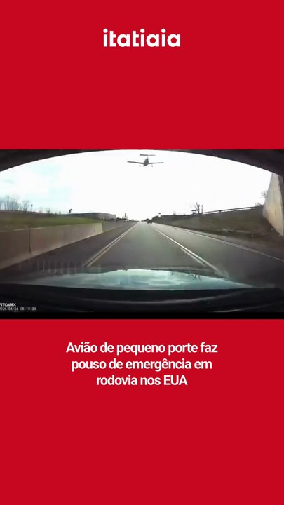 Avião de pequeno porte faz pouso de emergência em rodovia nos EUA