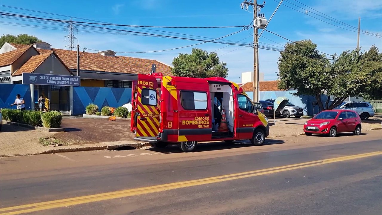 Estudante de 16 anos sofre lesão no ombro em colégio de Cascavel