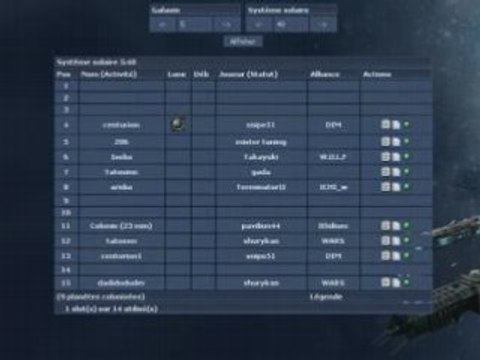 Ogame missilage de Karotus univers 13