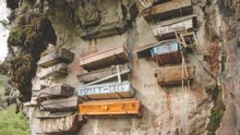 The Story Behind Coffins Dangling From Cliffs