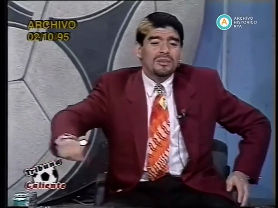 Julio Grondona en el piso de “Tribuna Caliente”, 1995 (fragmento)