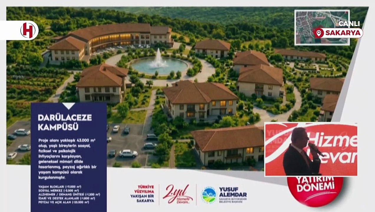 Alemdar “Sürprizim var” diyerek açıkladı… 43 bin metrekarede Darülaceze Kampüsü yapılacak