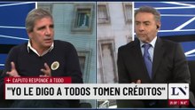 Caputo sobre los créditos del Banco Nación que tomaron sus funcionarios: "No hay nada ilegal"