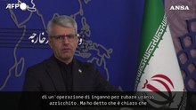 Iran, ministero degli Esteri: "Salvataggio del pilota copertura per rubare uranio arricchito"