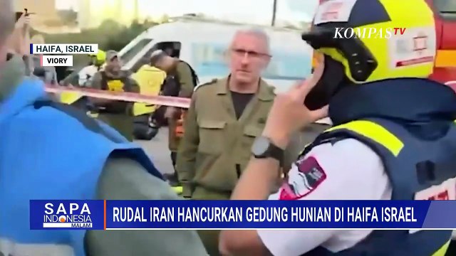 Serangan Rudal Iran di Israel Utara: Hancurkan Gedung Hunian, 2 Orang Tewas