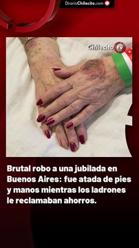 Brutal robo a una jubilada en Buenos Aires: fue atada de pies y manos mientras los ladrones le reclamaban ahorros