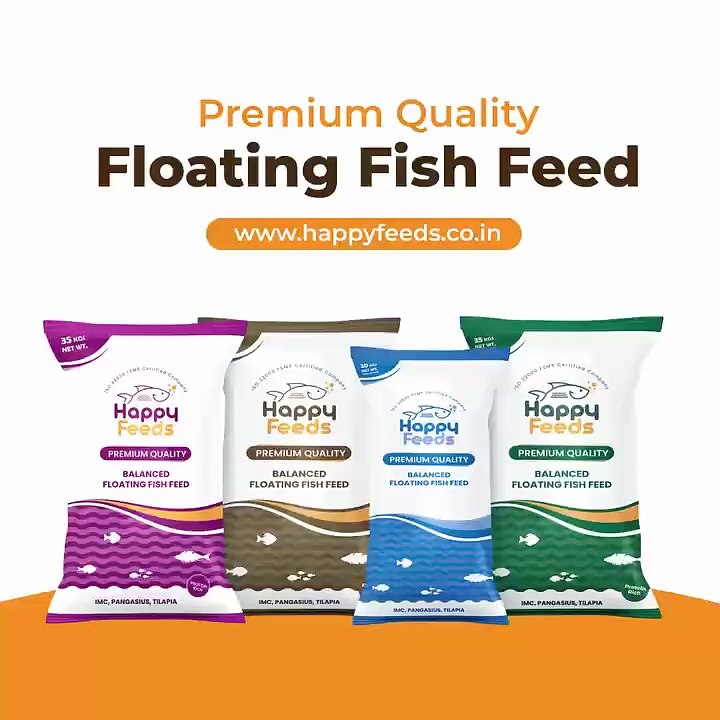 Best Floating Fish Feed Manufacturer in India | Happy Feeds
