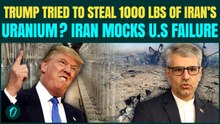 U.S F-15E Pilot Rescue A LIE? Iran CLAIMS Trump Tried to STEAL Enriched Uranium BUT FAILED- VIDEO