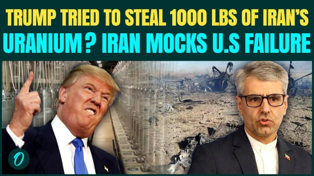U.S F-15E Pilot Rescue A LIE? Iran CLAIMS Trump Tried to STEAL Enriched Uranium BUT FAILED- VIDEO