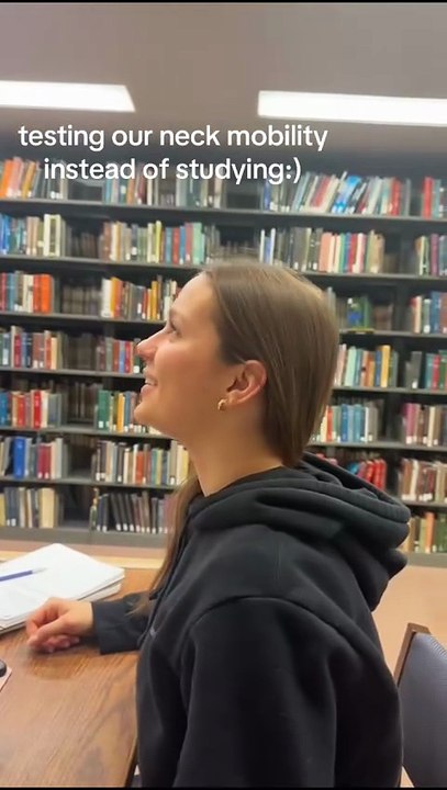 Female neck stretching 22