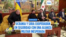 Una inesperada alianza militar: Ucrania y Siria sellan un acuerdo en materia de seguridad