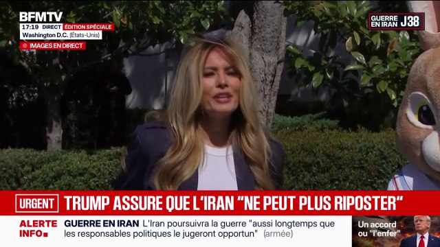 Guerre au Moyen-Orient: “Les enfants seront sains et saufs, les années qui viennent”, promet Melania Trump
