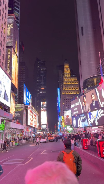 Au cœur de Time Square à New York