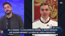 De la Morena: "La afiliación en España, el nuevo impuesto que quieren imponer y la caída del poder adquisitivo"