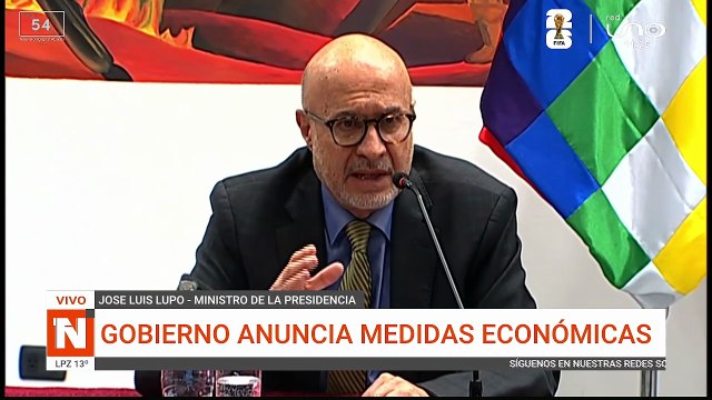 Gobierno anuncia medidas económicas