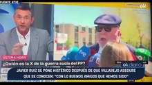 Javier Ruiz se pone histérico después de que Villarejo asegure que se conocen: "Con lo buenos amigos que hemos sido"