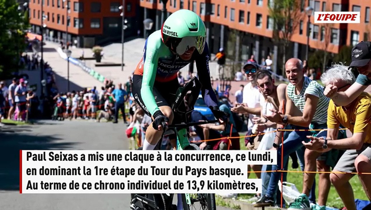 Paul Seixas frappe fort d'entrée sur le Tour du Pays basque - Cyclisme
