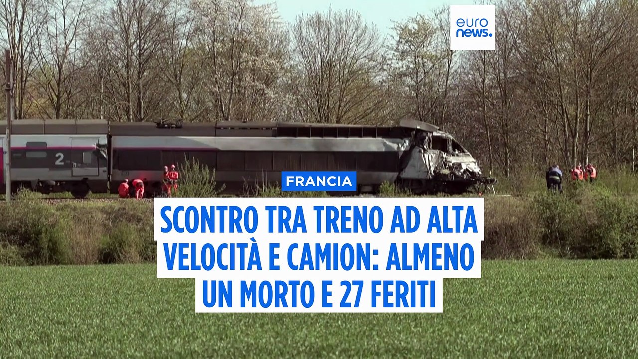 Francia: un Tgv si scontra con un mezzo militare pesante, un morto e 27 feriti