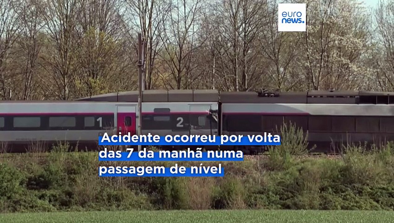 Um morto e dezenas de feridos em colisão de TGV com camião militar em França