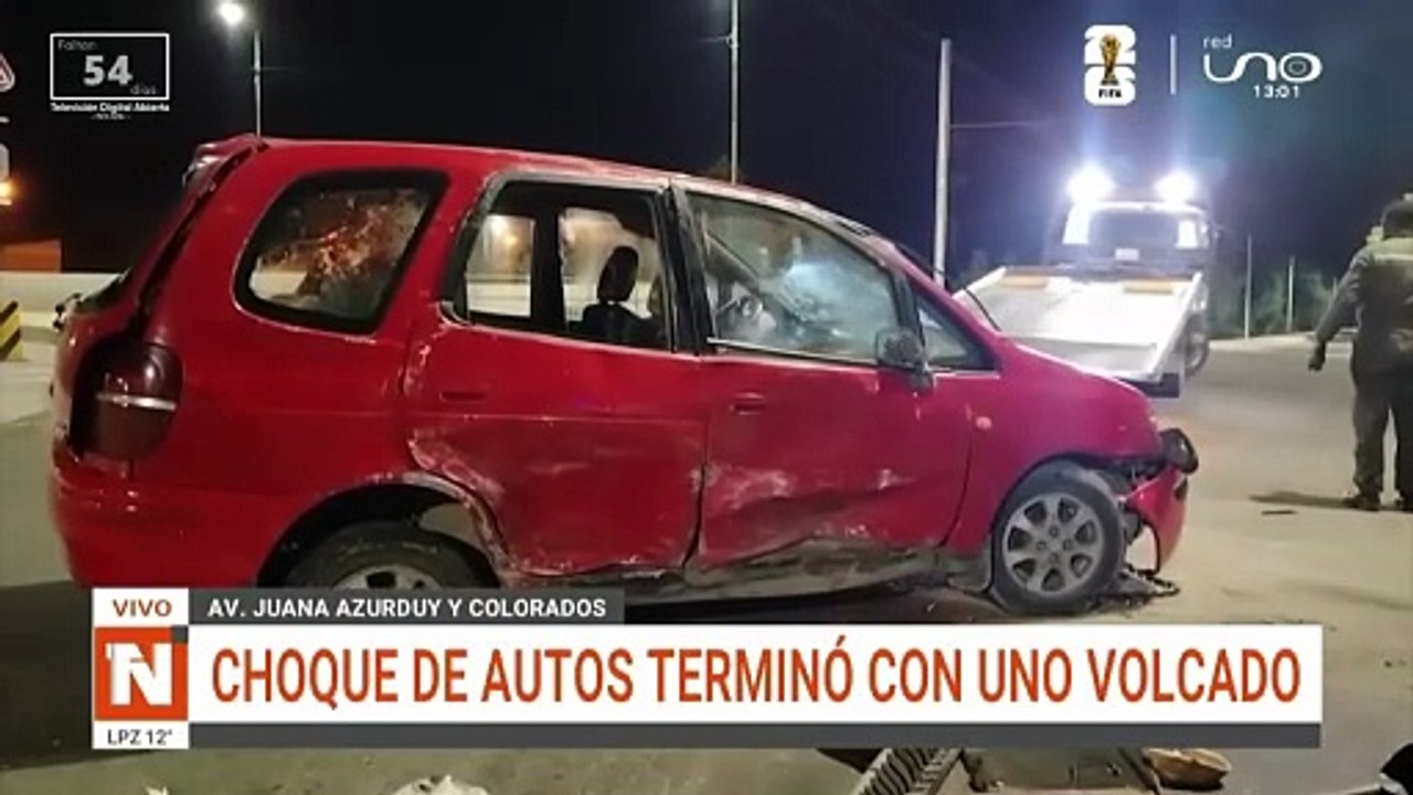 choque de 2 vehículos
