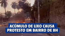 Moradores protestam contra concentração de lixo em bairro de BH