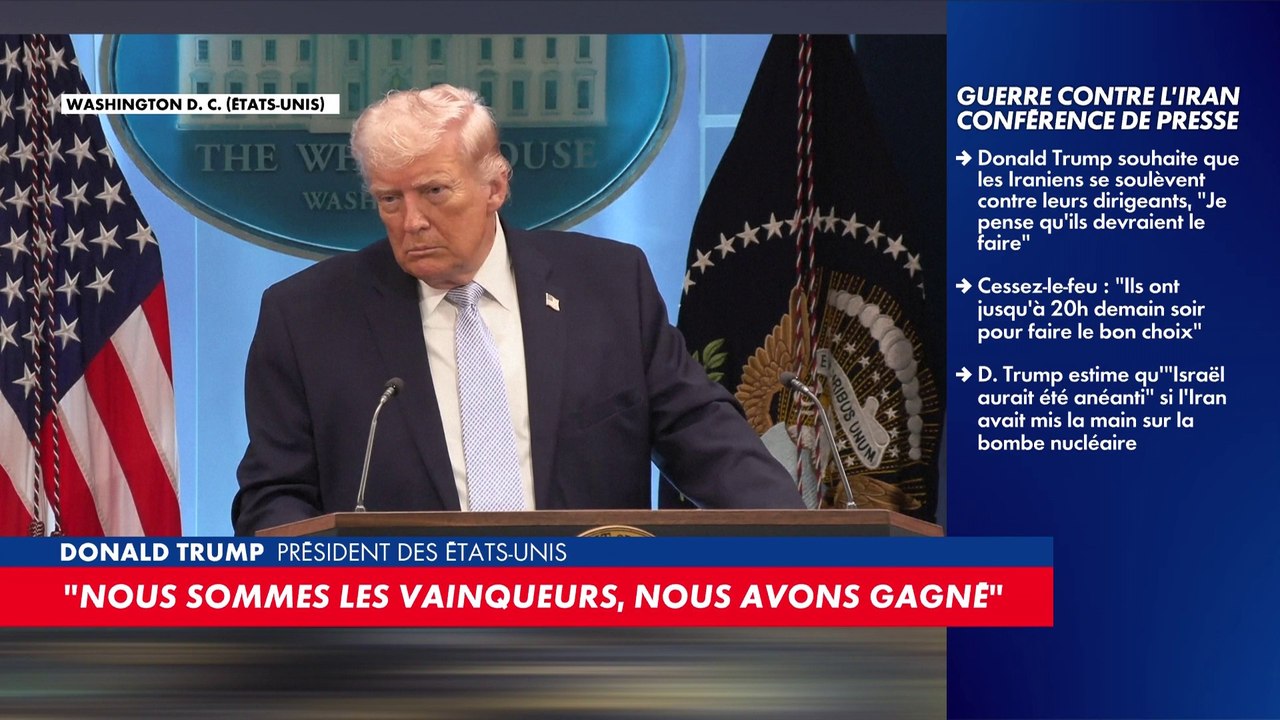 Donald Trump : «Tous les ponts d'Iran seront détruits demain à 00h»