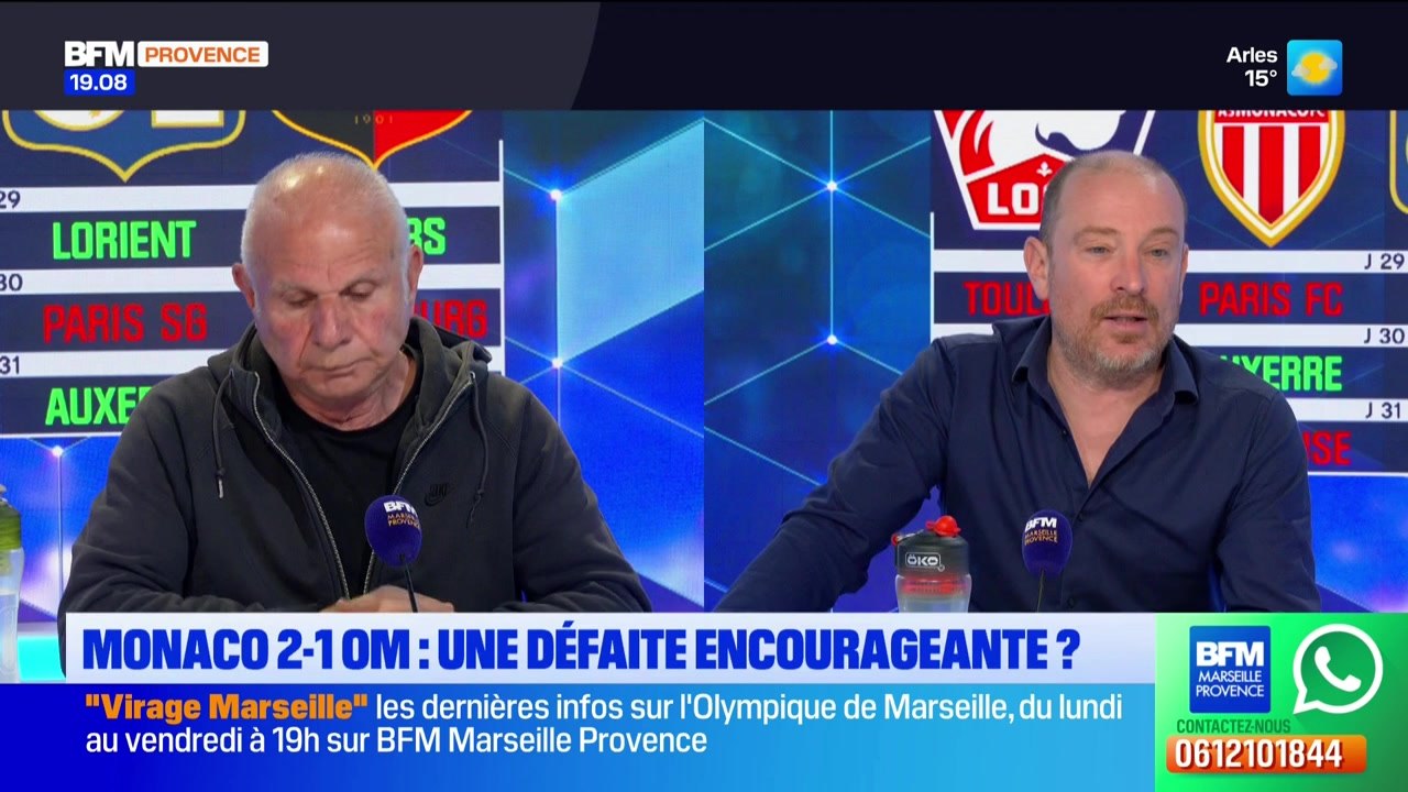 Virage Marseille du lundi 6 avril - Monaco 2-1 OM : Marseille descend du podium