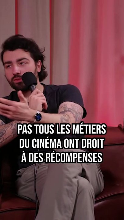 pas tous les métiers du cinéma ont droit à une récompense