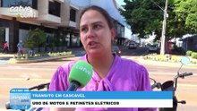 Número de acidentes com motos e patinetes elétricos cresce em Cascavel