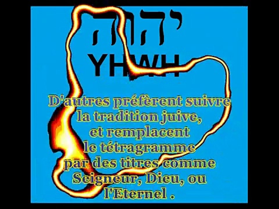 On a retrouvé le nom de Dieu