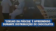 Suspeito ligado ao Comando Vermelho é apreendido fantasiado de coelho