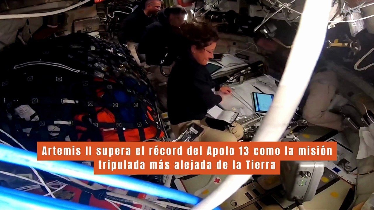 Artemis II supera el récord del Apolo 13 como la misión tripulada más alejada de la Tierra