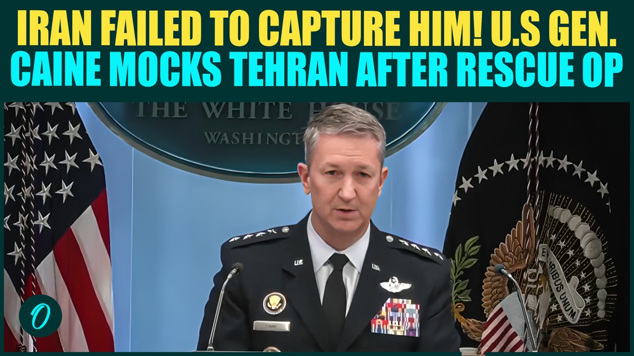 ‘U.S LEAVES NO ONE BEHIND’: U.S Gen. Caine MOCKS Iran;s Failure to CAPTURE Downed US F-15E Pilot