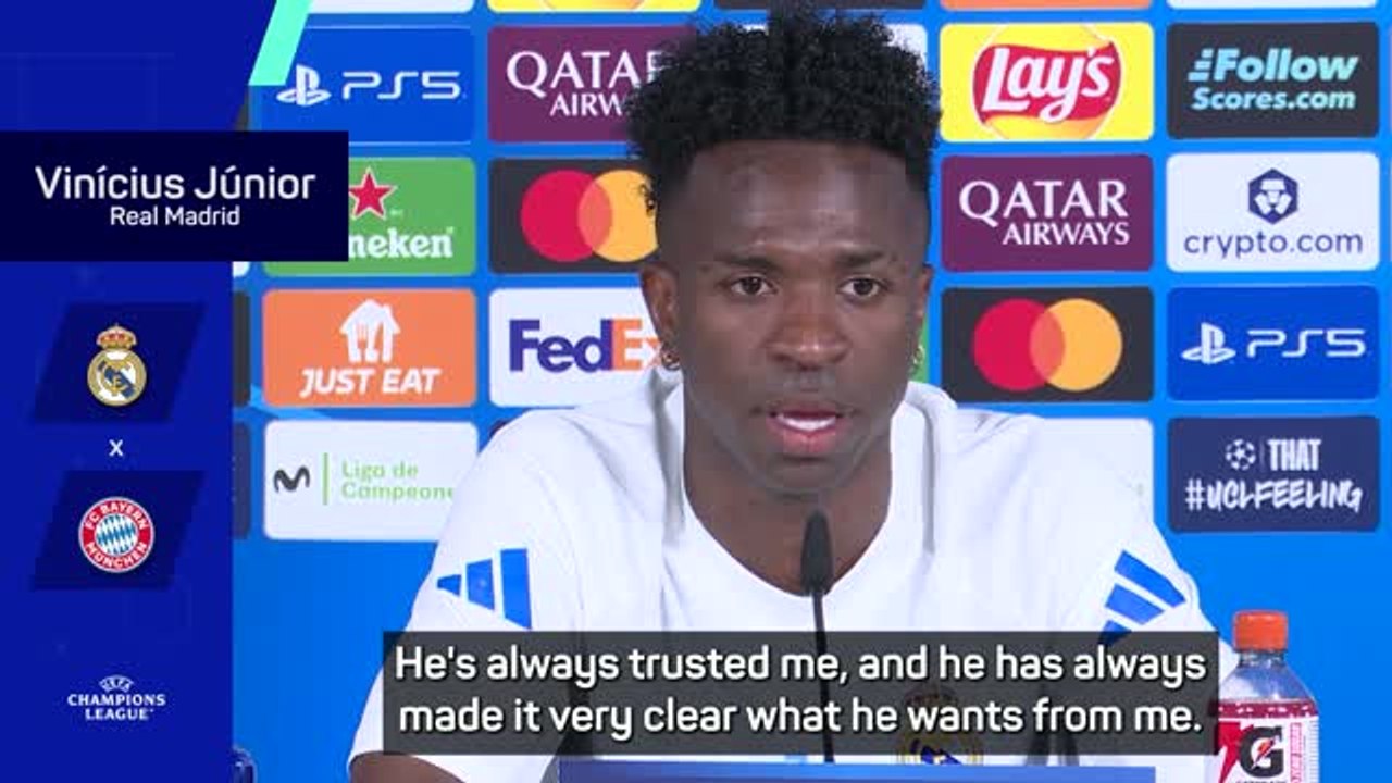 Vinicius tells of 'very special connection' with Arbeloa