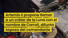 El emotivo gesto de la tripulación de Artemis II hacia la esposa fallecida del comandante: "Podremos verlo desde nuestro planeta"