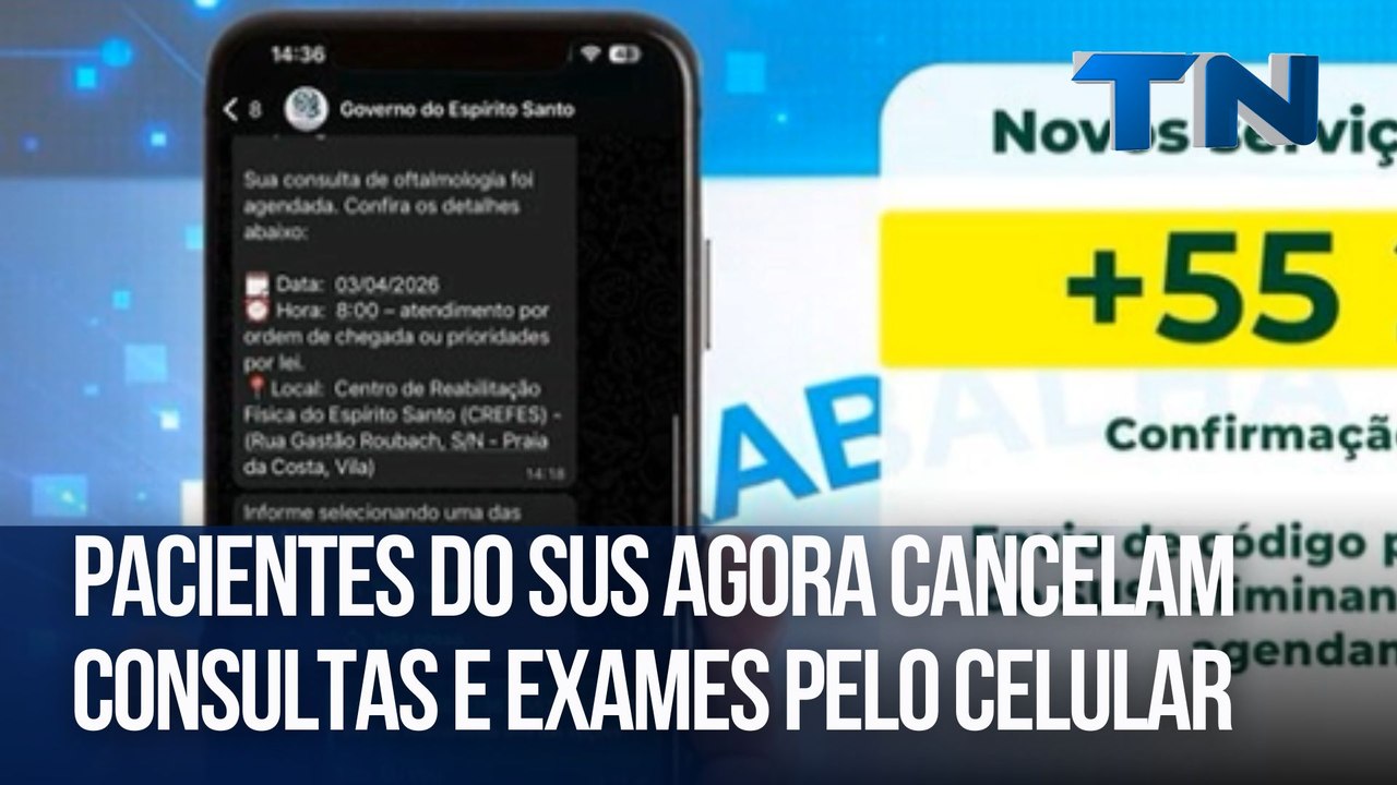 Pacientes do SUS agora cancelam consultas e exames pelo celular