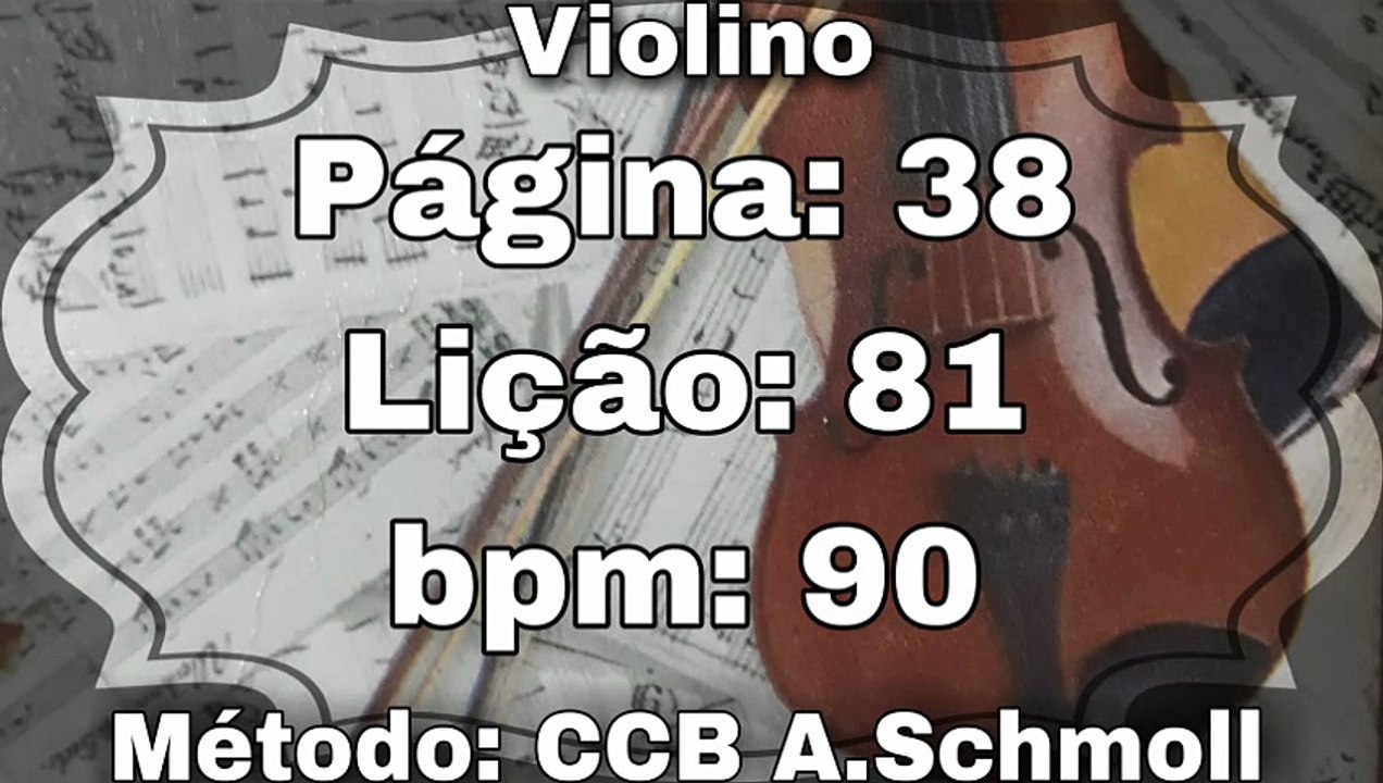Página: 38 Lição: 81 - Violino [90 bpm]