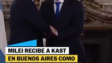 Javier Milei recibe a Kast en Argentina como nuevo aliado regional