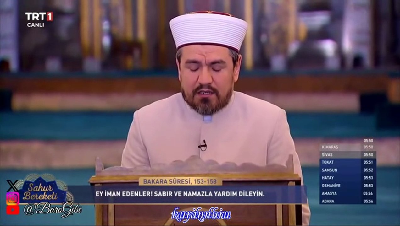 Veli Solak Bakara suresi Ramazan-1 2026