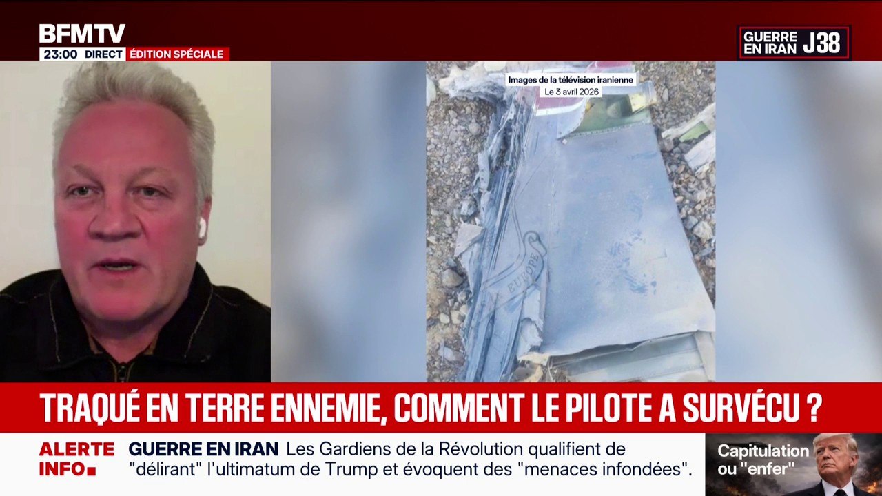 Pilote américain sauvé en Iran: “Il faut saluer ce pilote qui était blessé et qui a pu se cacher dans un endroit où on ne l’a pas trouvé”, admet Olivier Pallier, ancien pilote de chasse