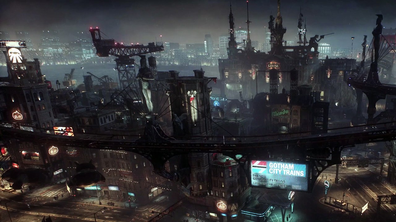 Walking through Gotham #2 ｜ Relax ｜ Batman： Arkham Knight ｜ FIRST Person Mod