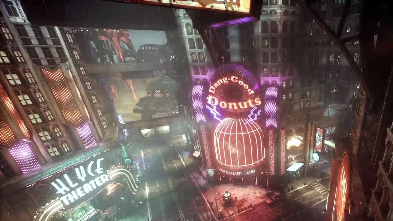 Walking through Gotham ｜ Relax ｜ Batman： Arkham Knight ｜ FIRST Person Mod