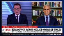 Flávio Bolsonaro pede “racionalidade” após ataques de Eduardo a Nikolas