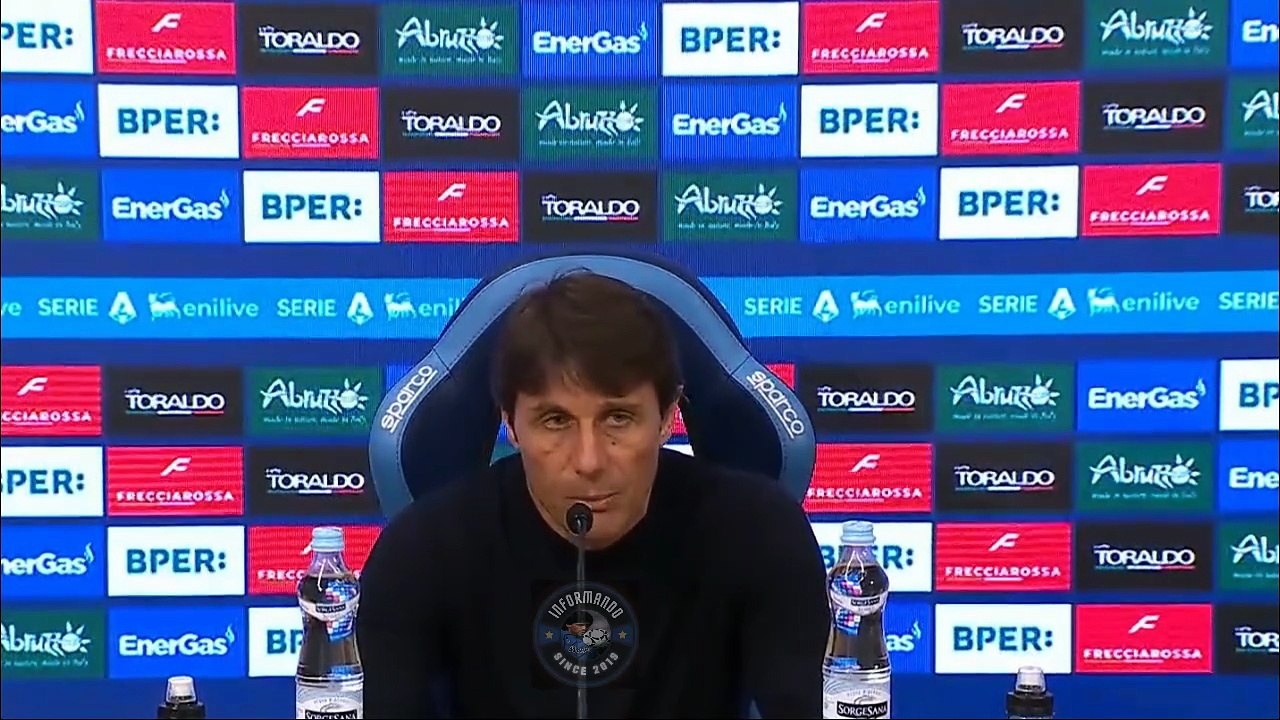 Napoli-Milan 1-0 Conte Stiamo onorando lo scudetto Conferenza stampa post partita