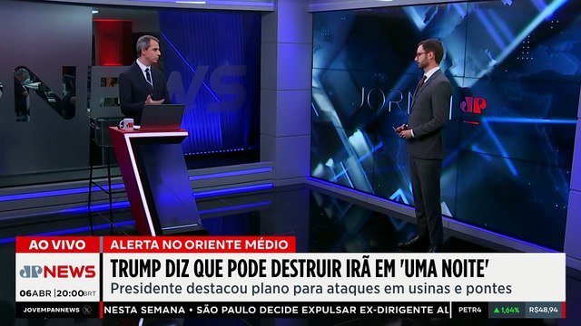 Trump volta a ameaçar o Irã: País pode ser eliminado em uma noite