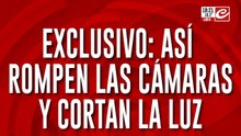 Exclusivo: así rompen las cámaras y cortan la luz