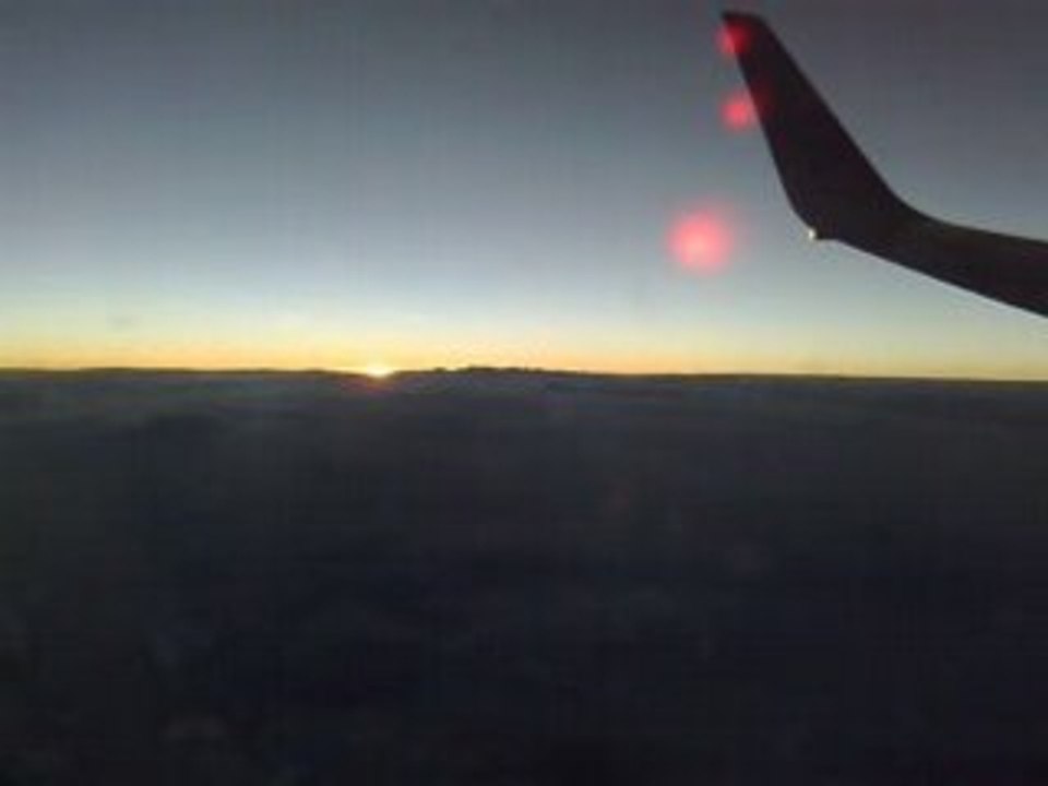 Marrakech - düsseldorf ( weeze ) - ryanair sunset