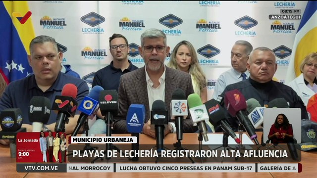 Playas de Lechería registraron alta afluencia de temporadistas durante la Semana Santa 2026