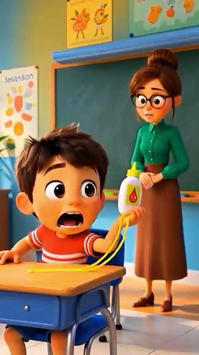 HAND STUCK 😂 #trendingreel #comedy #funnyreels #kidsfun #baby #cartoon #funny #jokes