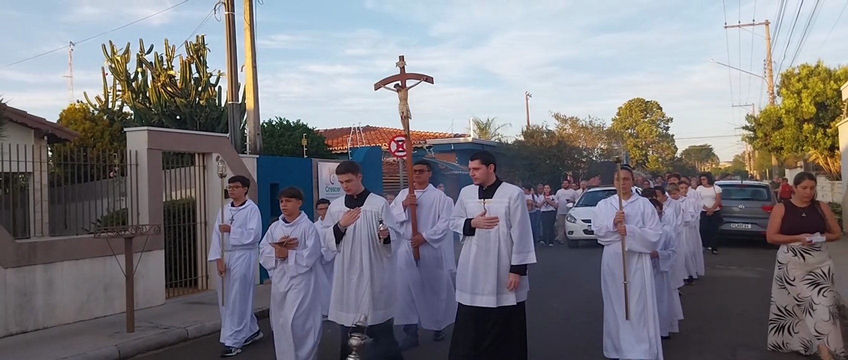 (P2) PROCISSÃO DA RESSURREIÇÃO -Comunidade Nossa Senhora Aparecida (Jd. Reseck) ARTUR NOGUEIRA